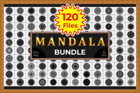 120 Mandala SVG Crafts Bundle: The Ultimate Toolkit for Creative Expression