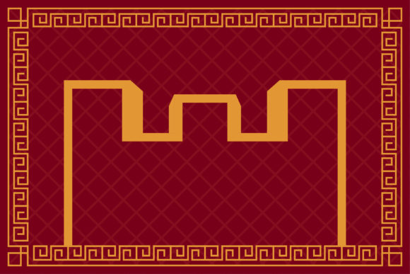 Chinease Defense Fortress Background Red: A Strategic Asset for Cultural Design Projects