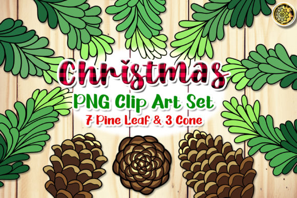 Christmas PNG Clipart Pine Leaf and Cone: A Versatile Resource for Creative Projects