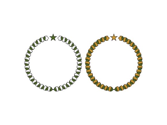 Circular Flower Wreaths Depicting Award: Elevating Your Design Projects