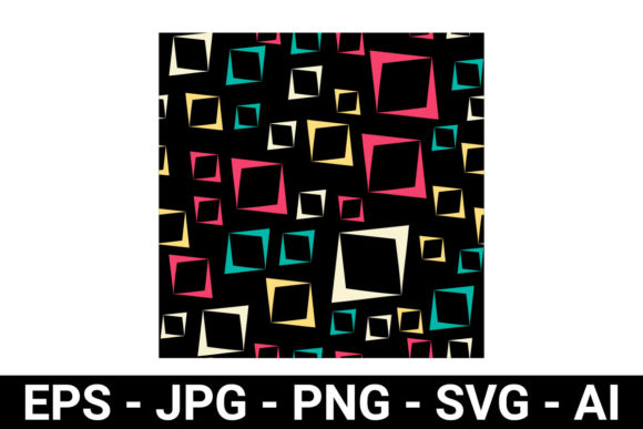 Colorful Square Seamless Pattern: A Versatile Design Solution for Modern Creatives