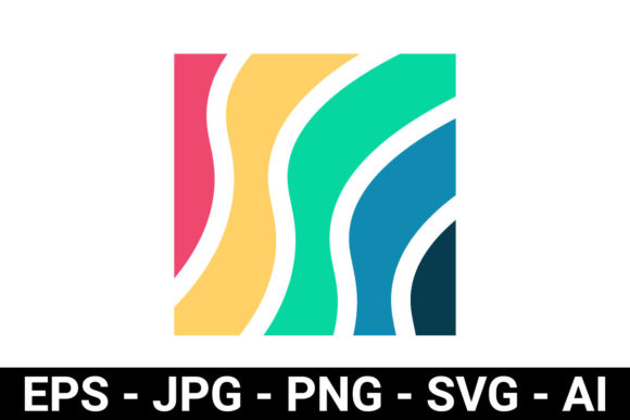 Colorful Wave Pattern for Background