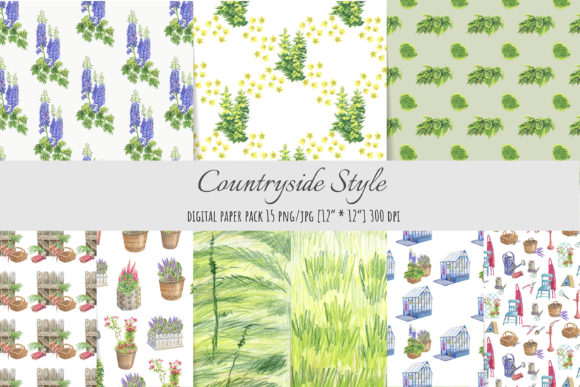 Countryside Rustic Garden Patterns