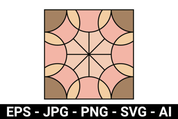 Earth Tone Tile Seamless Background