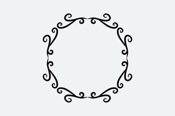 Frame Floral Ornament Design: A Versatile Element for Creative Projects
