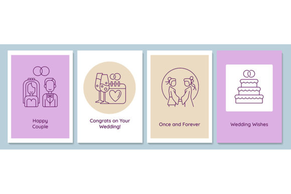 Married Life Beginning Postcards: A Practical Guide to Linear Iconography and Design Assets