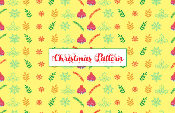Merry Christmas Pattern Background