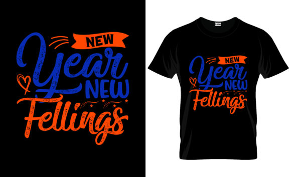 New Year T-shirt and Mug Design 10: A Trendy Digital Clip Art Collection for Every Occasion