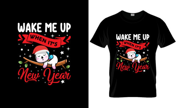 New Year T-shirt and Mug Design 19