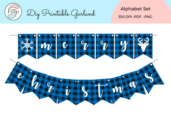 Printable Letters Banner Blue Pattern: A Versatile Tool for Creative Projects