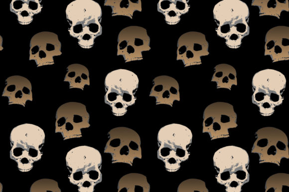 Scary Skull Seamless Pattern Repeating: A Versatile Design for Creepy Creativity