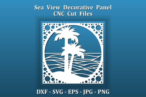 Sea View Nautical Panel Cnc Cut Files
