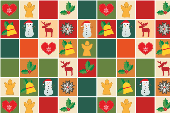 Seamless Pattern Christmas Retro Design: A Versatile Asset for Creative Projects