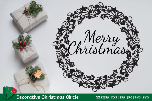 Unlocking Creativity with Christmas Flower Circle Cutting Crafts and SVG Designs